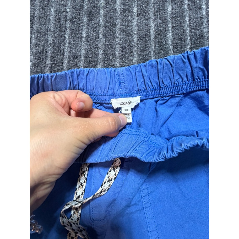 Aerie Cargo Pants Womens Small Wide Leg Utility Gorpcore Relaxed Fit Summer - Picture 2 of 4